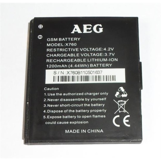 BATERIA PARA AEG X760 BULK